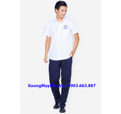 ĐỒNG PHỤC SƠ MI HỌC SINH CẤP 3 HS030